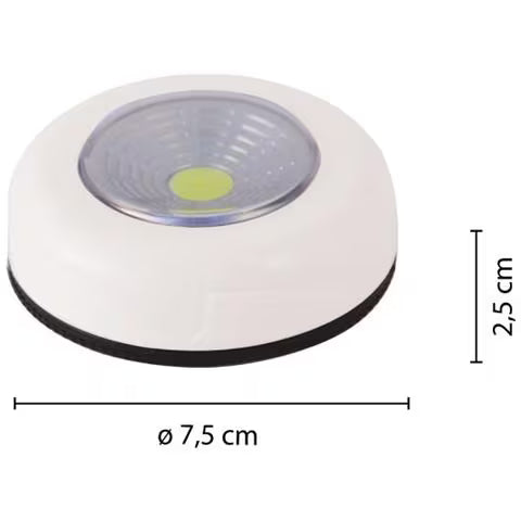 Lampada a pressione LED Mini Push Light IL12 touch portatile Velamp