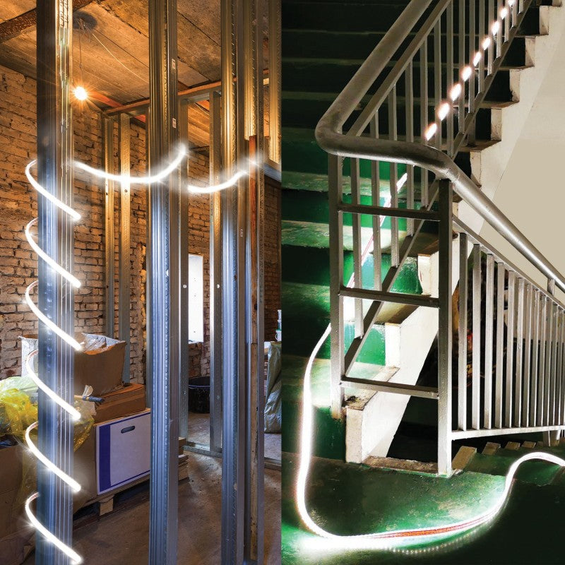 Striscia LedRibbON 15metri, IP65 20.000 lumen, con avvolgitore Stan