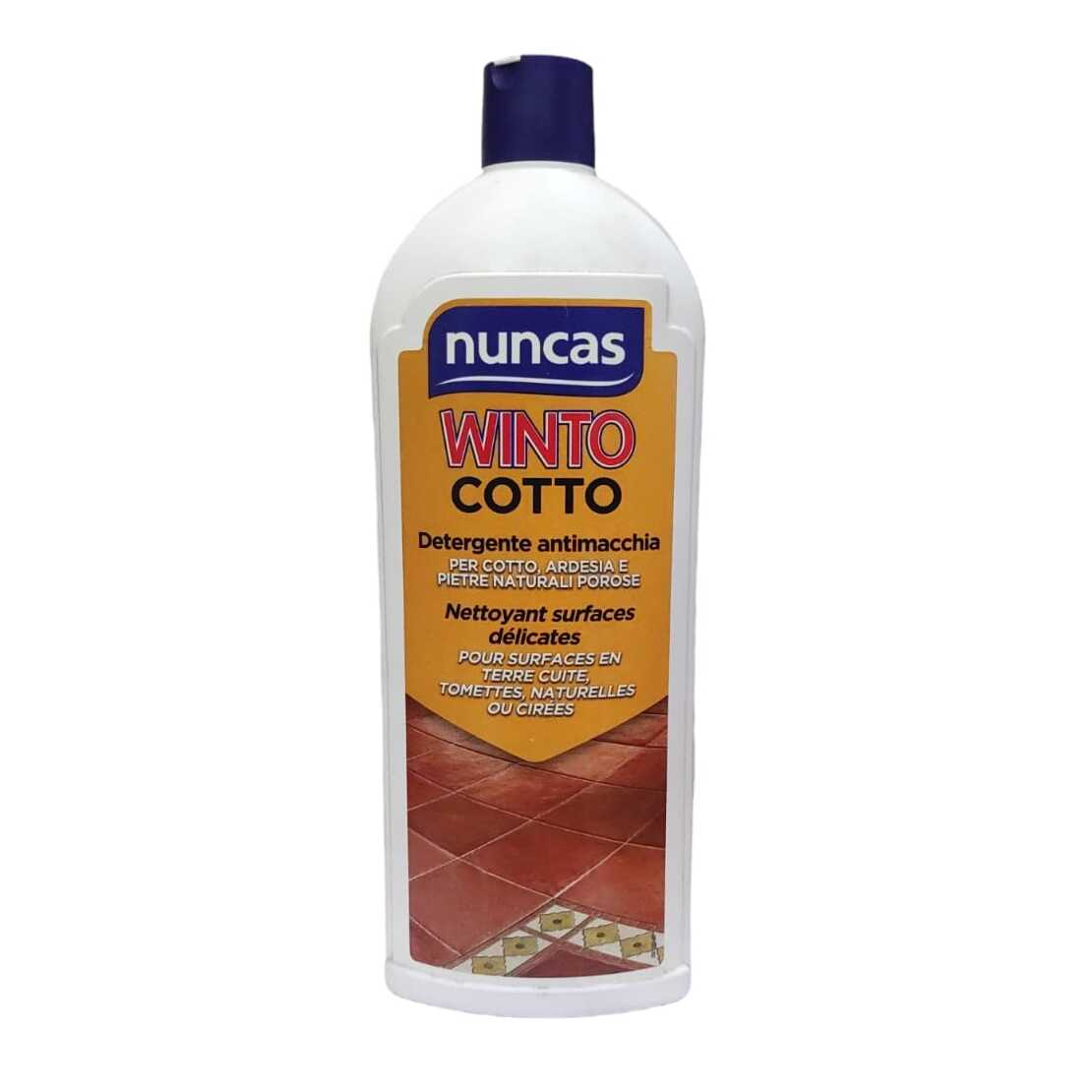Detergente specifico per la pulizia di cotto e pietre porose 1 litro Nuncas