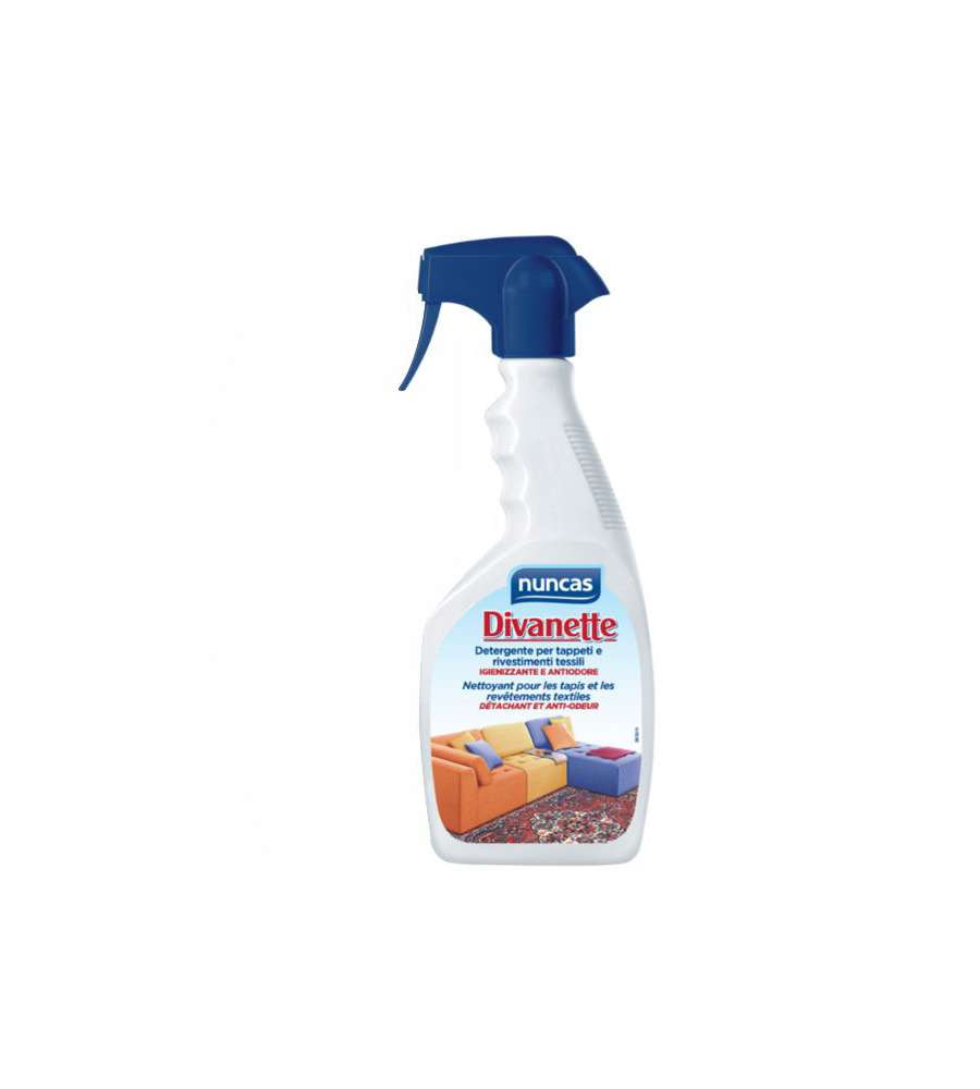 Detergente spray igienizzante per divani, tappeti e tessuti d'arredo 500 ml Nuncas