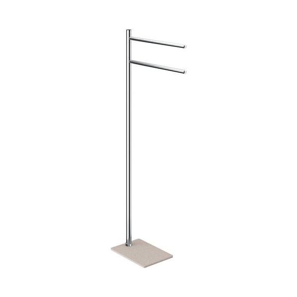 Piantana portasalviette Trilly da terra beige Gedy