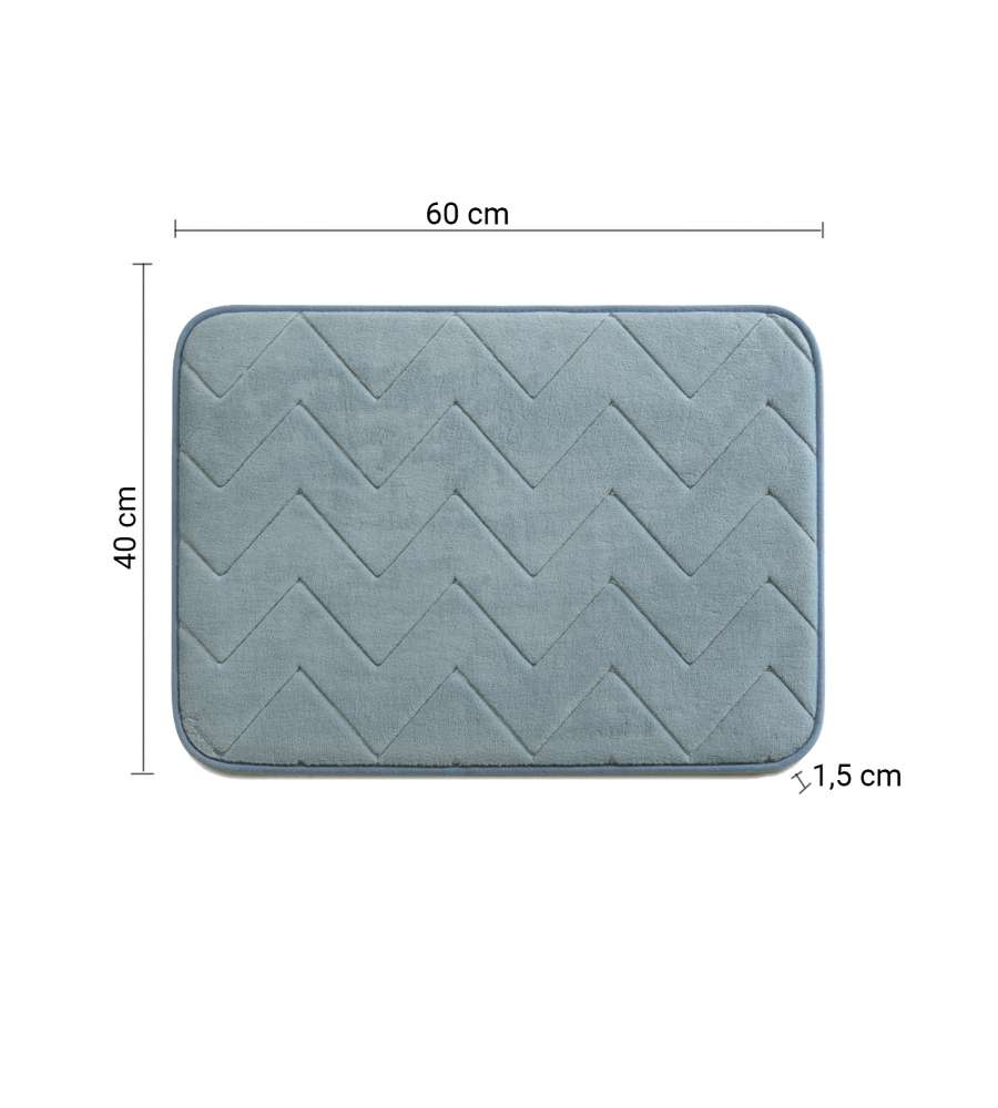 Tappeto da bagno Mousse 40x60 azzurro Gedy