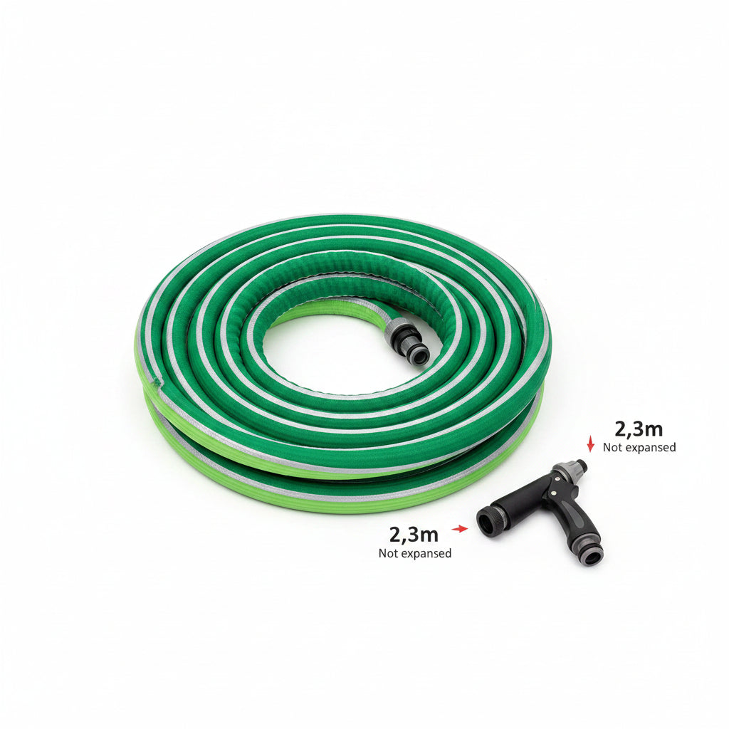 Kit tubo estensibile per giardino 14 metri diametro 1/2