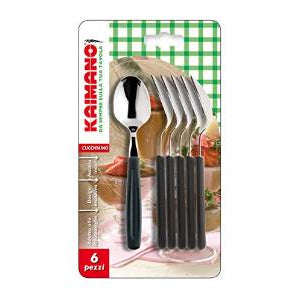 Set 6 Cucchiaini da Caffè Cucina Economiche Kaimano
