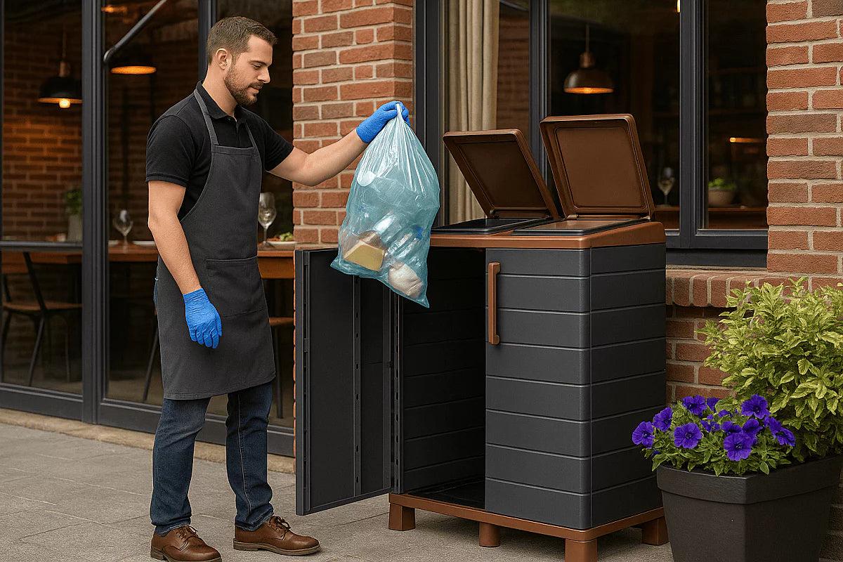 Armadio Raccolta Differenziata Artplast Portofino 68x37x90 cm, Mobile Porta Sacchi con Apertura a Pressione | Artplast