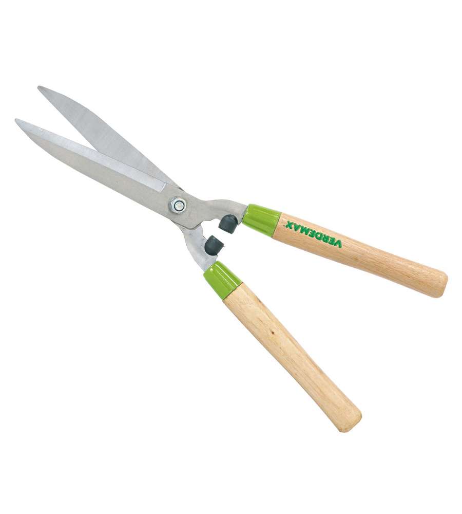 Tagliasiepi con lame dritte e manici in legno Verdemax