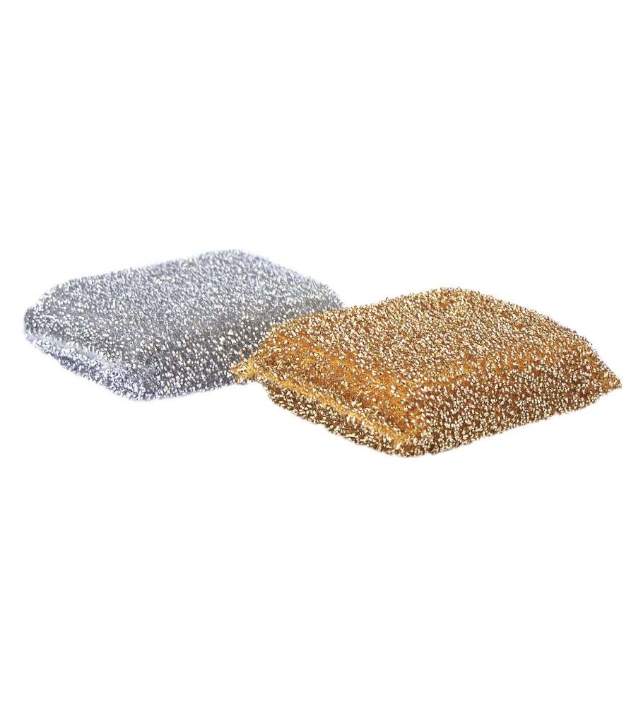 Set 2 brilla cucina oro e argento per sporco ostinato Pippo