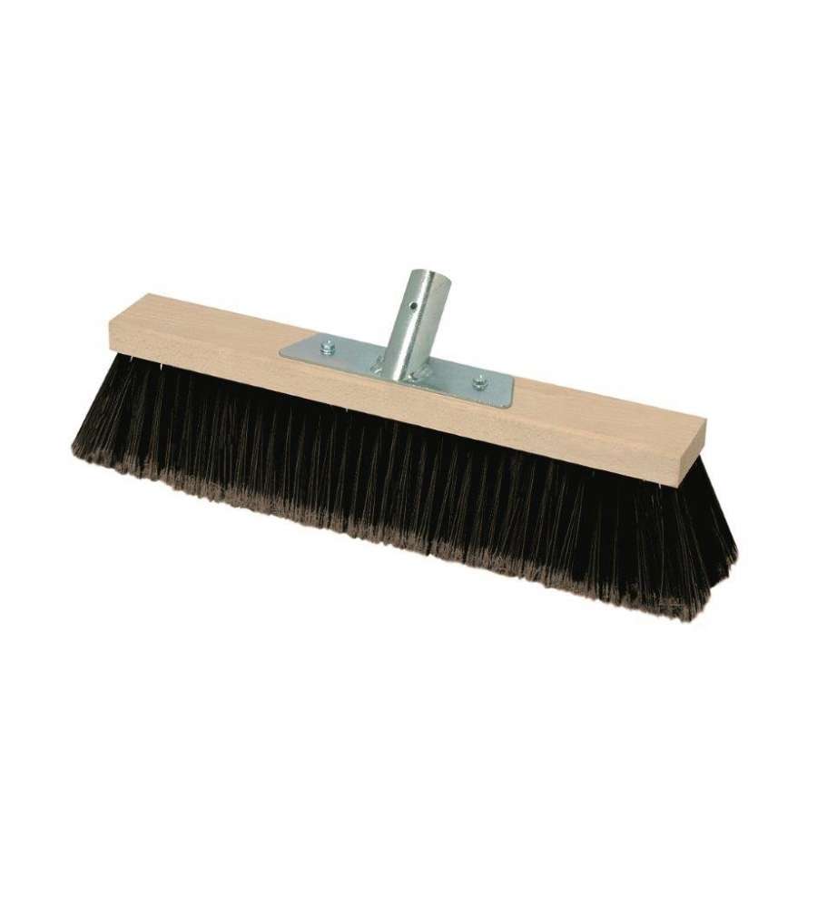 Scopa industriale in legno setole pvc 60x13cm Pippo