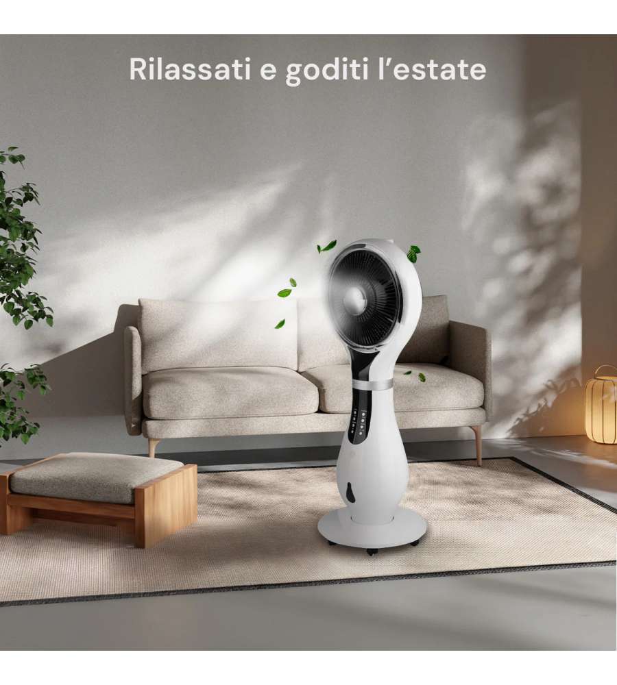 Ventilatore nebulizzatore 3 in 1 umidificatore antizanzare ionizzatore 80W Kasanova