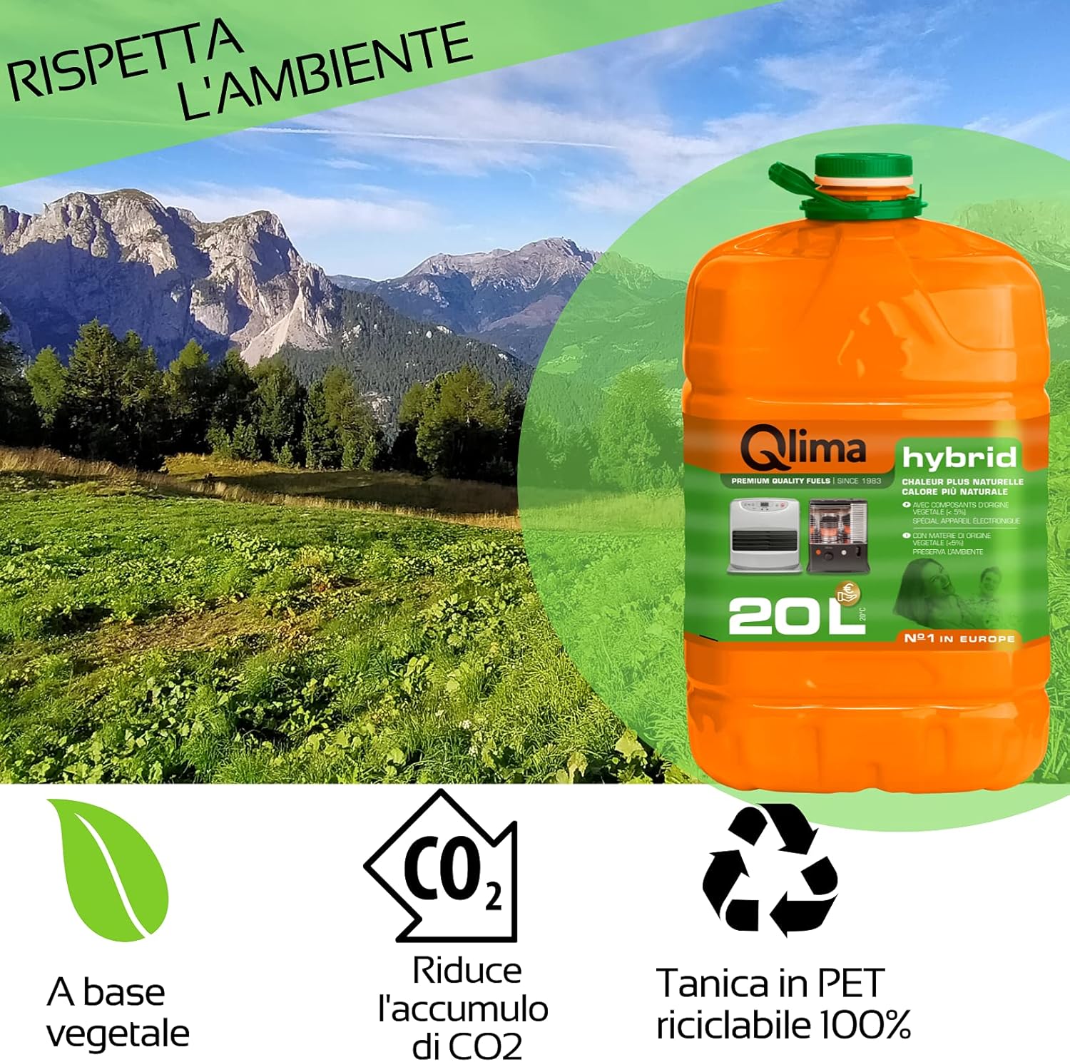 Combustibile liquido per stufe "Hybrid" 20 litri a base vegetale" Qli Brico Sapiens - L' evoluzione del fai da te Combustibile liquido per stufe "Hybrid" 20 litri a base vegetale" Qli Brico Sapiens - L' evoluzione del fai da te