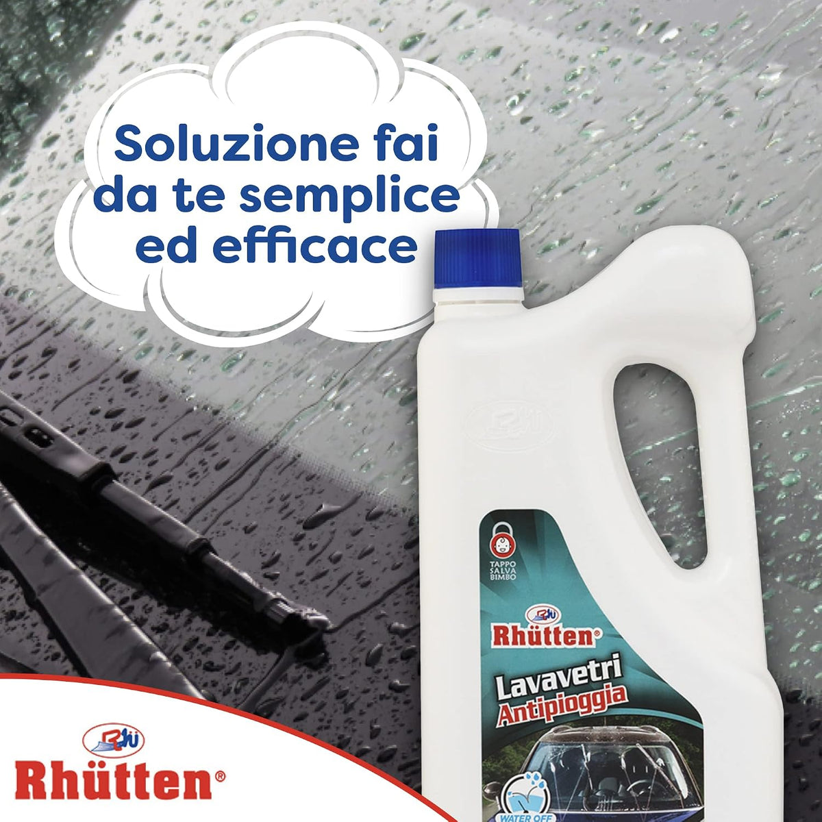 Rhütten Lavavetri Antipioggia Antigelo -10 °C 2 L