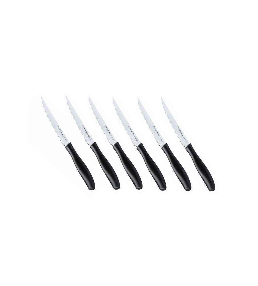 Set 6 Coltelli da Bistecca 12 cm in Acciaio Inox SONIC Tescoma