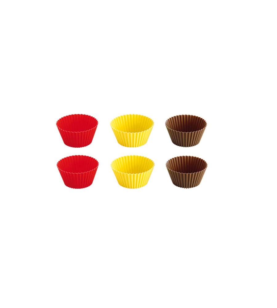 Pirottini in Silicone per Muffin e Cupcake Ø 7 cm Set 6 Pezzi DELÍCIA Tescoma