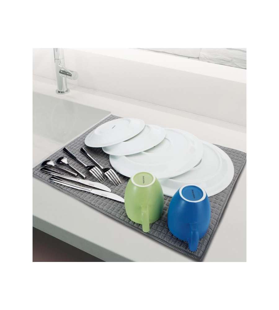 Tappetino Scolapiatti in Microfibra 51 x 39 cm Assorbente PRESTO Tescoma