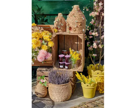 Cassetta in Legno Naturale Effetto Usato 40x50x30 cm Decoris – Cassetta della Frutta Vintage per Esposizione e Arredamento