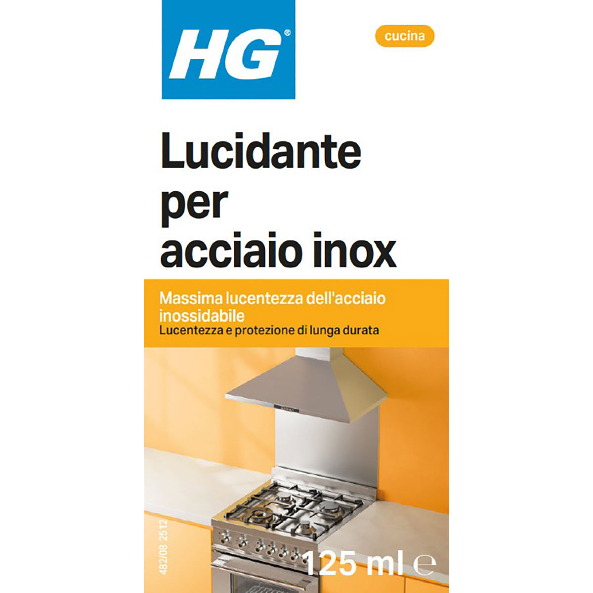 Lucidante protettivo per acciaio inox HG 250 ml