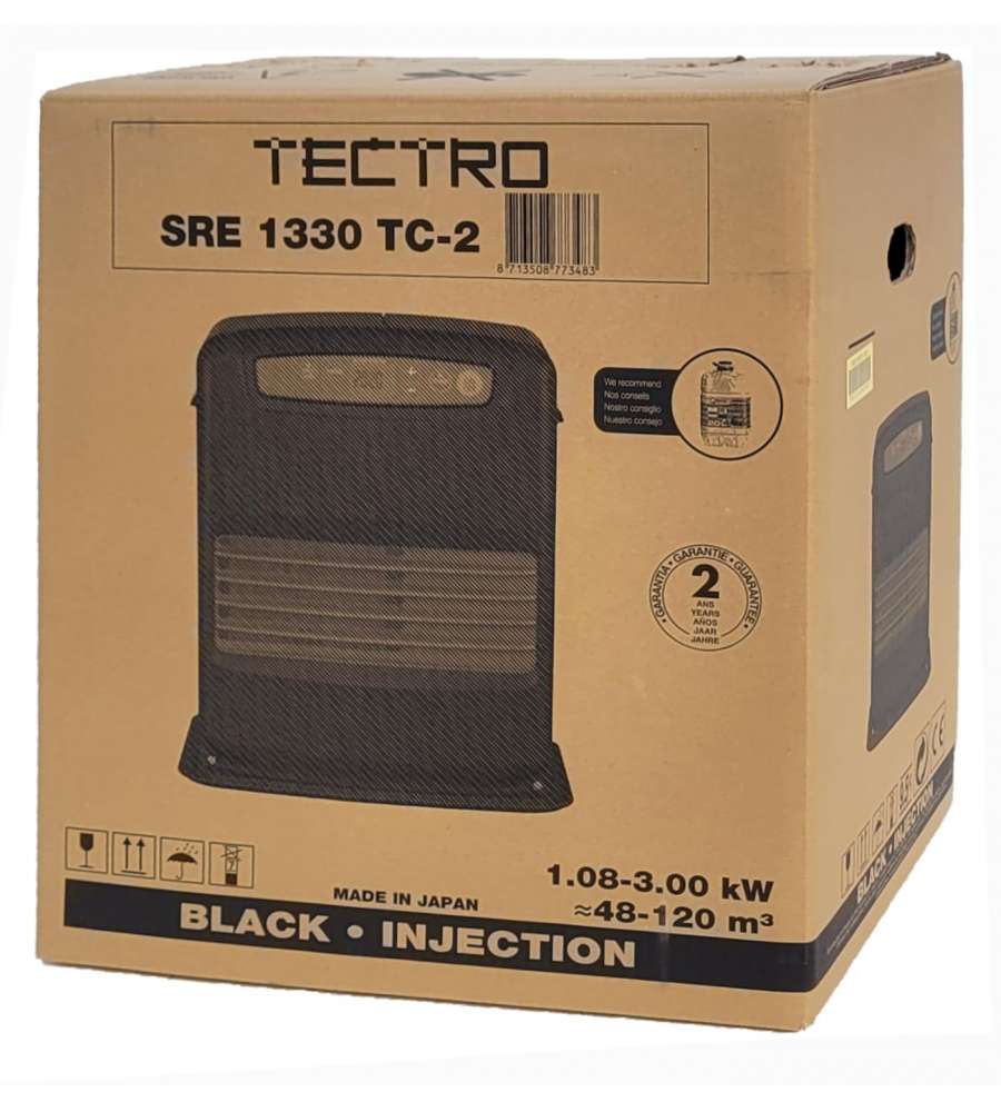 Stufa Laser Elettronica a Combustibile Liquido 3 kW Serbatoio 5 L Tectro SRE 1330 TC-2