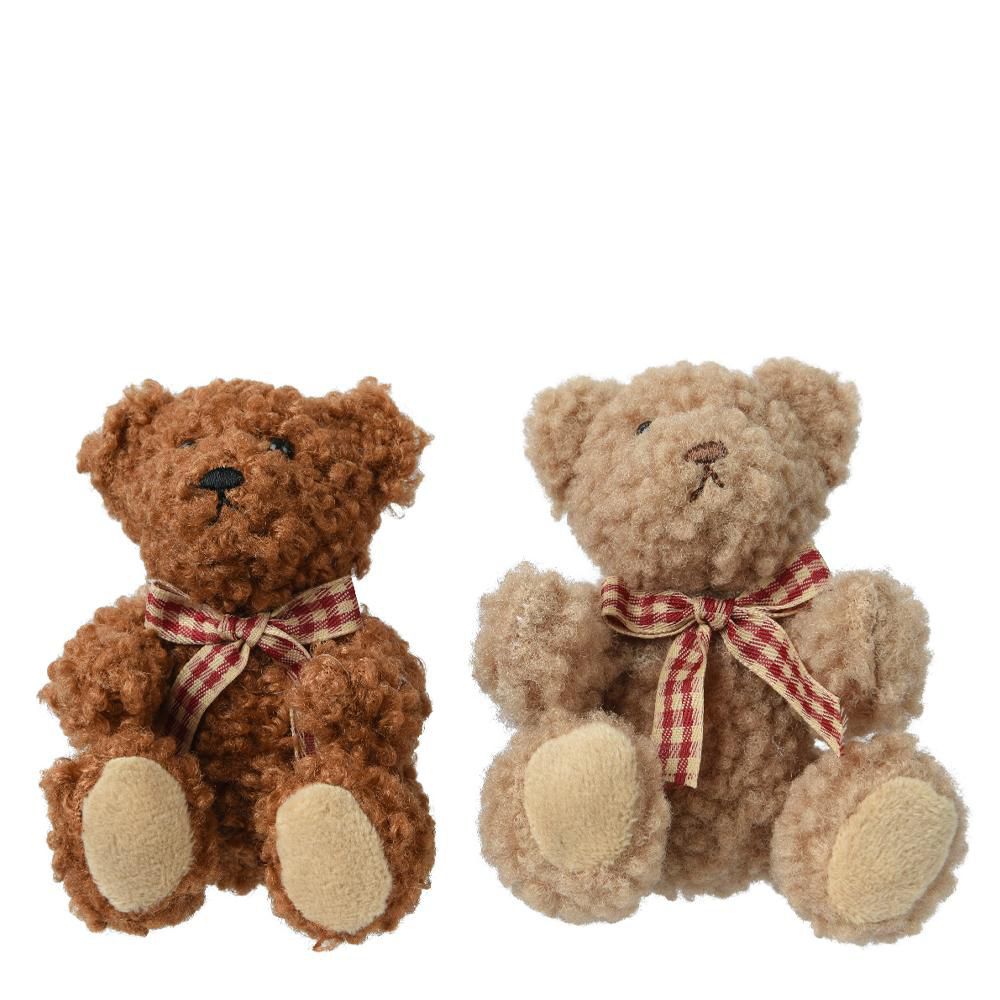 Orsacchiotto (Orsetto) di Peluche H.10cm | Mini Peluche Decorativo Kaemingk