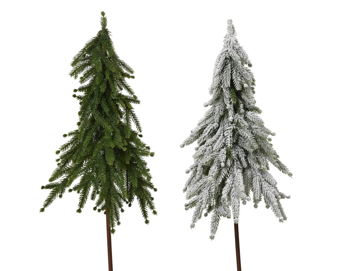 Mini Albero di Natale Artificiale Innevato H.50cm Assortito in 2 Colori | Kaemingk