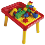 Tavolo Multigioco MAXI 31 Pezzi UNICO PLUS (45x72x53 cm) con Multifunzioni, Giochi Educativi per Bambini | Kasanova