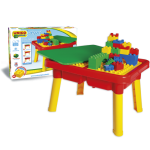 Tavolo Multigioco MAXI 31 Pezzi UNICO PLUS (45x72x53 cm) con Multifunzioni, Giochi Educativi per Bambini | Kasanova
