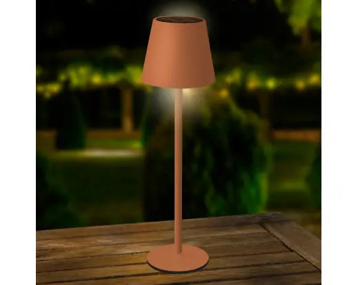 Lampada da Tavolo Solare Kaemingk Lumineo Terra 37 cm, Lanterna LED da Esterno con Manico | Kaemingk