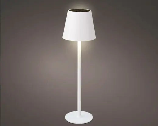 Lampada da Tavolo Solare Kaemingk Lumineo Bianca 37 cm, Lanterna LED da Esterno con Manico | Kaemingk