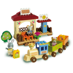 Trenino UNICOPLUS MAXIMILIAN Families con Mattoncini, Gioco di Costruzione Educativo per Bambini | Kasanova