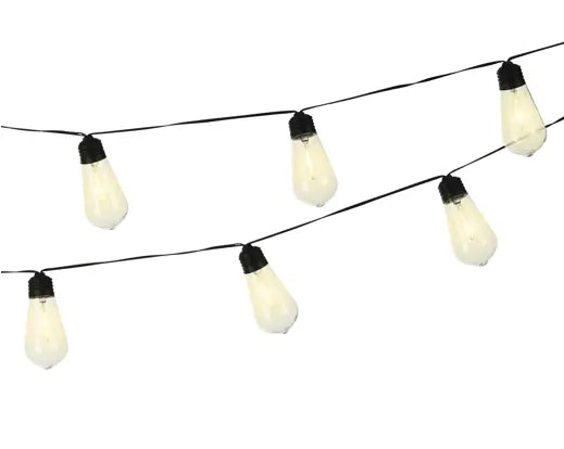 Catena Luminosa Solare Kaemingk Lumineo Partylight 180 cm, Filo Luci LED da Esterno per Feste | Kaemingk