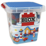 Secchio Mattoncini da Costruzione 250 BLOX (250 Pezzi), Gioco di Costruzione Educativo | Kasanova