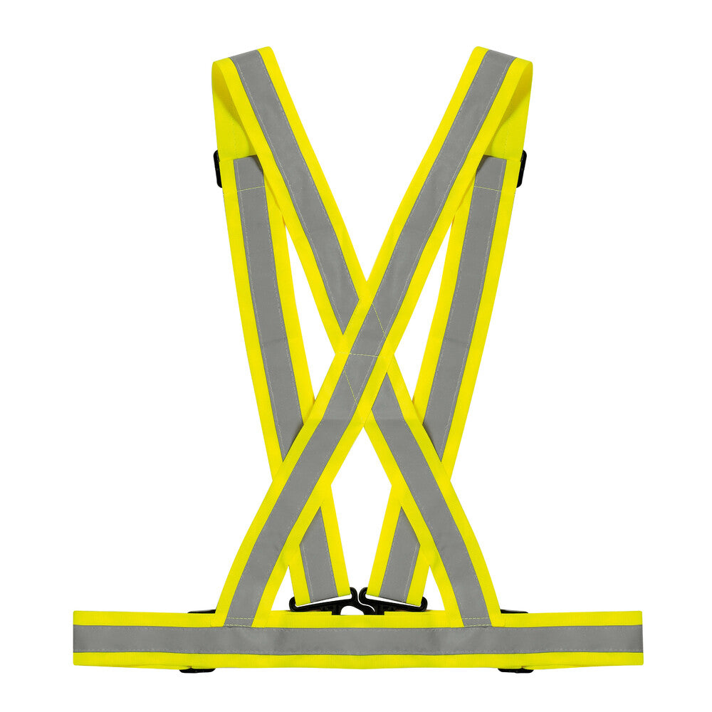 Bretelle catarifrangenti regolabili X-Belt gialle Lampa
