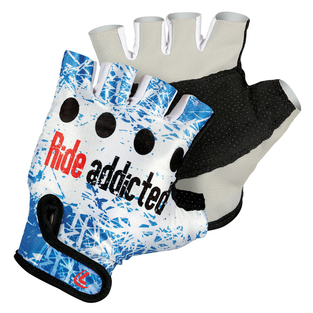 Guanti da ciclismo in pelle e lycra Biker-Pro Taglia L Lampa