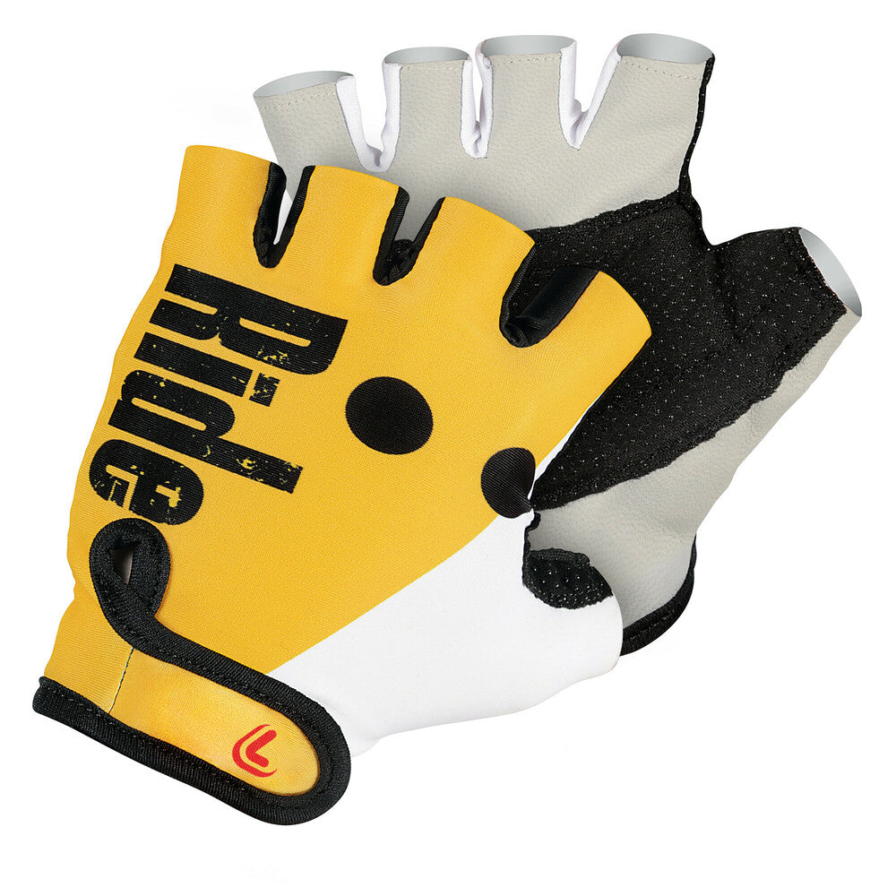 Guanti da ciclismo in pelle e lycra Biker-Pro Taglia M Lampa