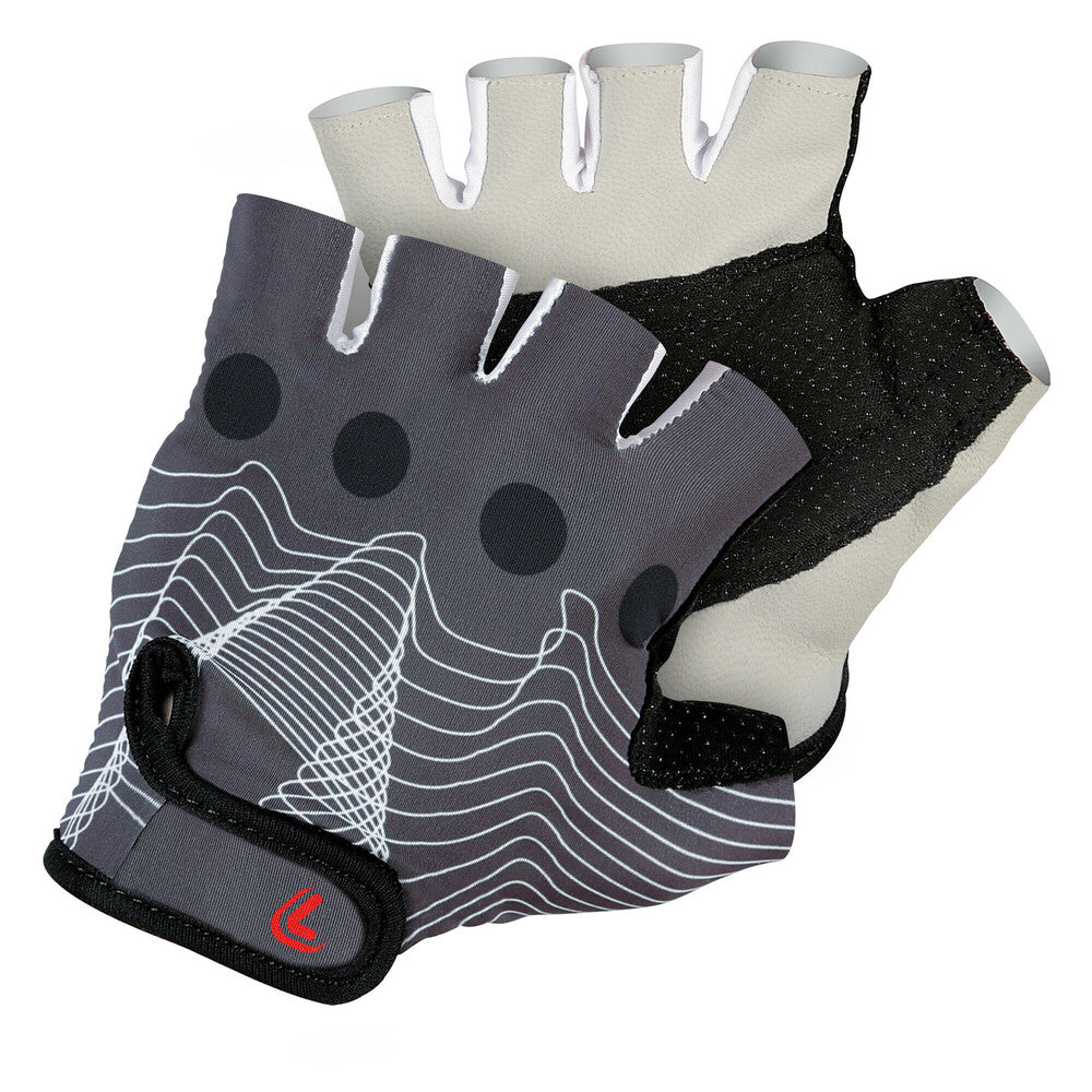 Guanti da ciclismo in pelle e lycra Biker-Pro Taglia L Lampa