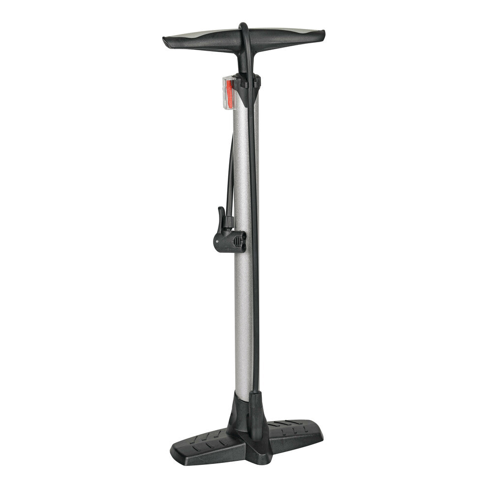 Pompa a Colonna Air-Pro 2 in Acciaio H 600 mm, Ø 35 mm, Valvole Universali Schrader Presta Regina Dunlop e Aghi Gonfiaggio