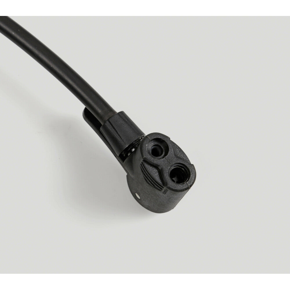 Pompa a Colonna Air-Pro 2 in Acciaio H 600 mm, Ø 35 mm, Valvole Universali Schrader Presta Regina Dunlop e Aghi Gonfiaggio