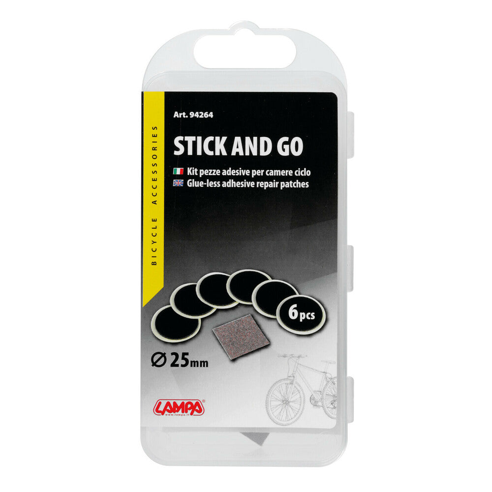 Kit 6 toppe adesive di riparazione senza colla Stick Lampa