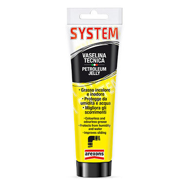 System Vaselina Tecnica 100ml - Lubrificante e Protettivo per Meccanismi e Superfici Metalliche e Plastiche Arexons