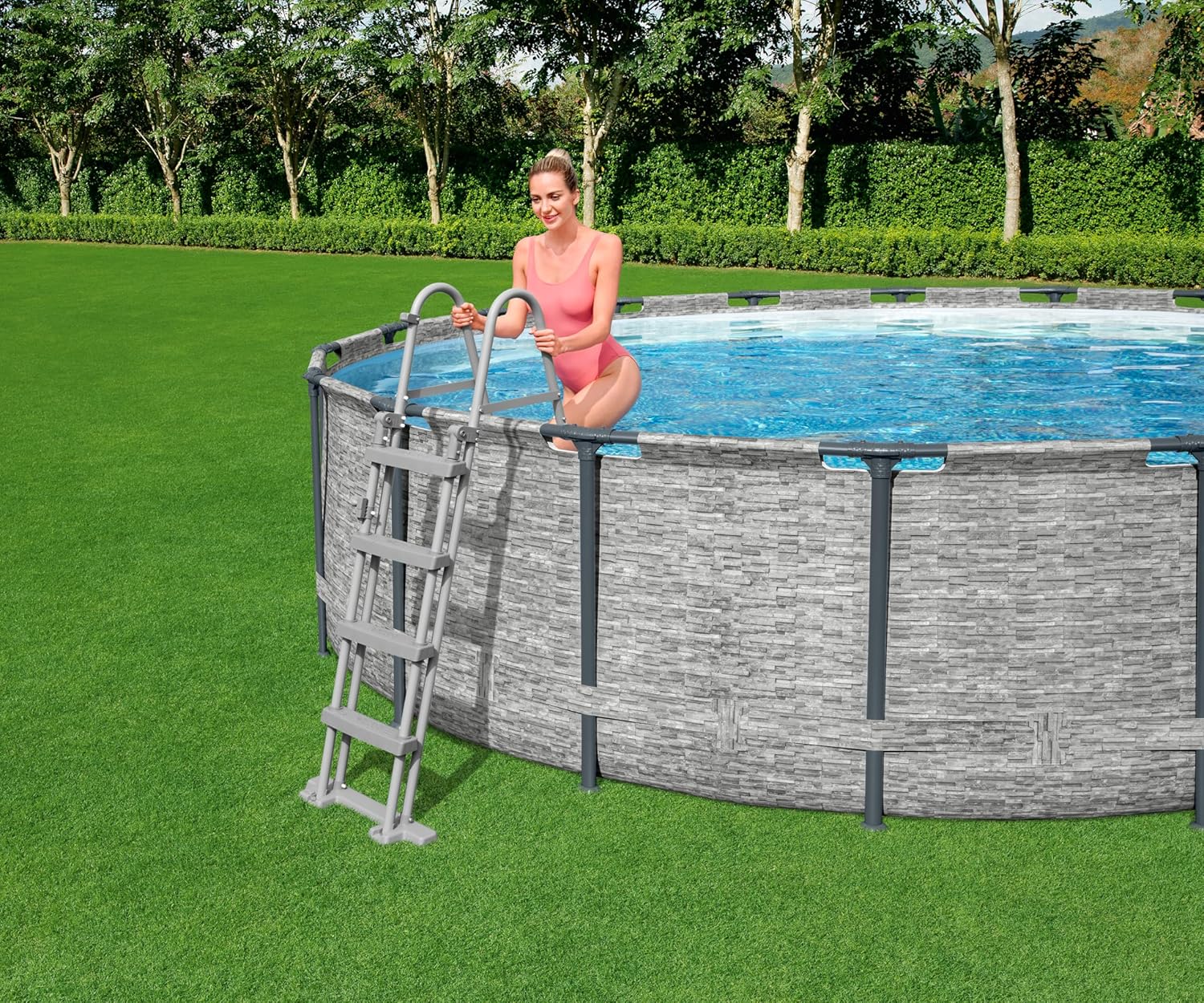 Scaletta di sicurezza per piscine 122 cm Bestway