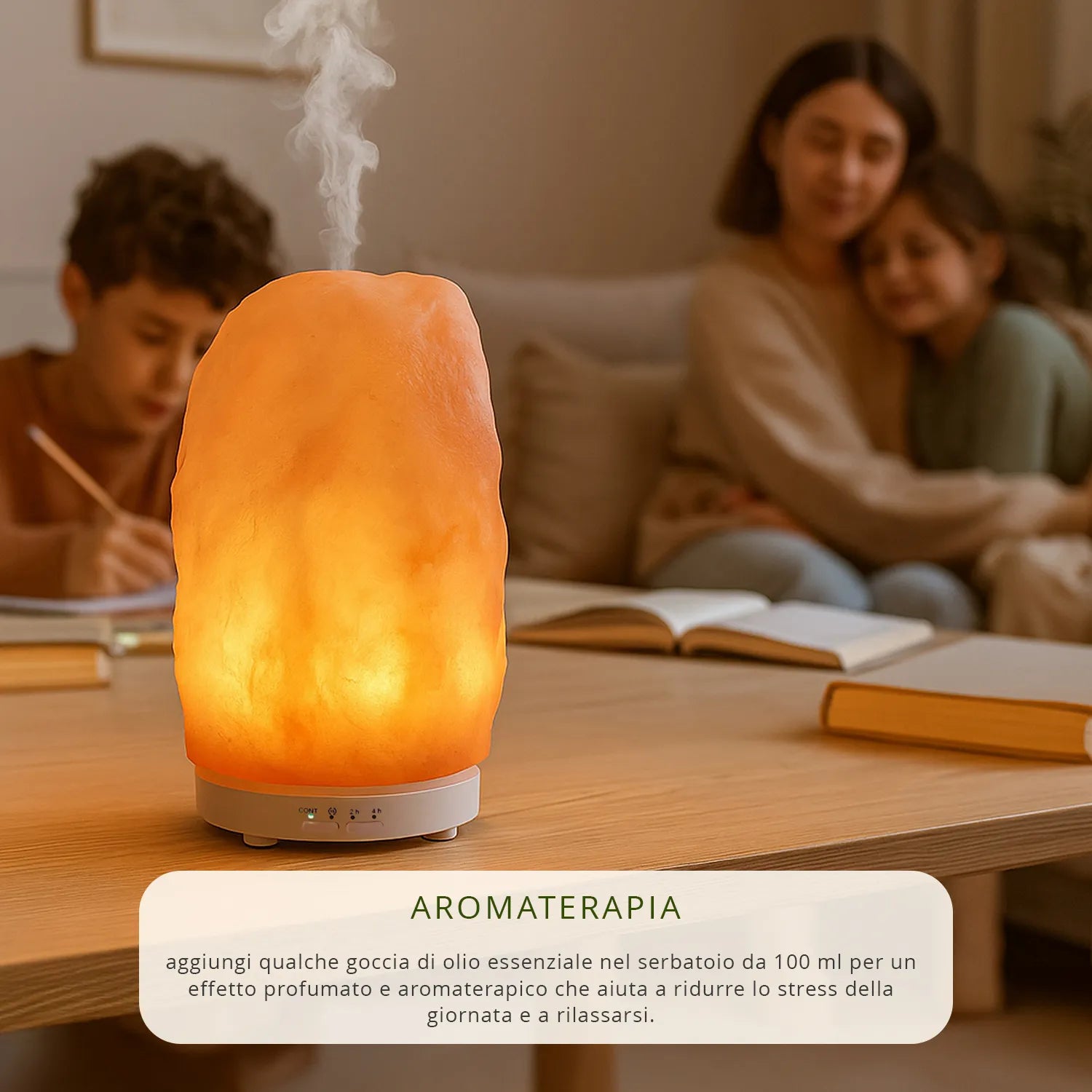 Diffusore Elettrico Design SAL Kasanova per Oli Essenziali e Aromaterapia, Lampada Umidificatore | Kasanova