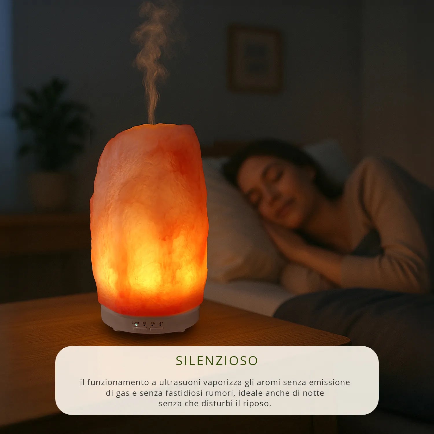 Diffusore Elettrico Design SAL Kasanova per Oli Essenziali e Aromaterapia, Lampada Umidificatore | Kasanova