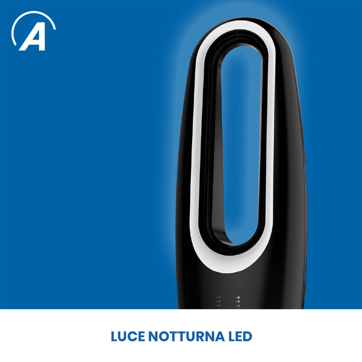 Acceleratore Ventilatore  d’aria senza pale Dark Muna XXL 85cm Ardes