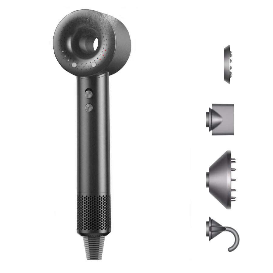 Asciugacapelli Professionale Lostech SpeedyDry, Phon ad Alta Potenza con Diffusore e Beccuccio | Lostech