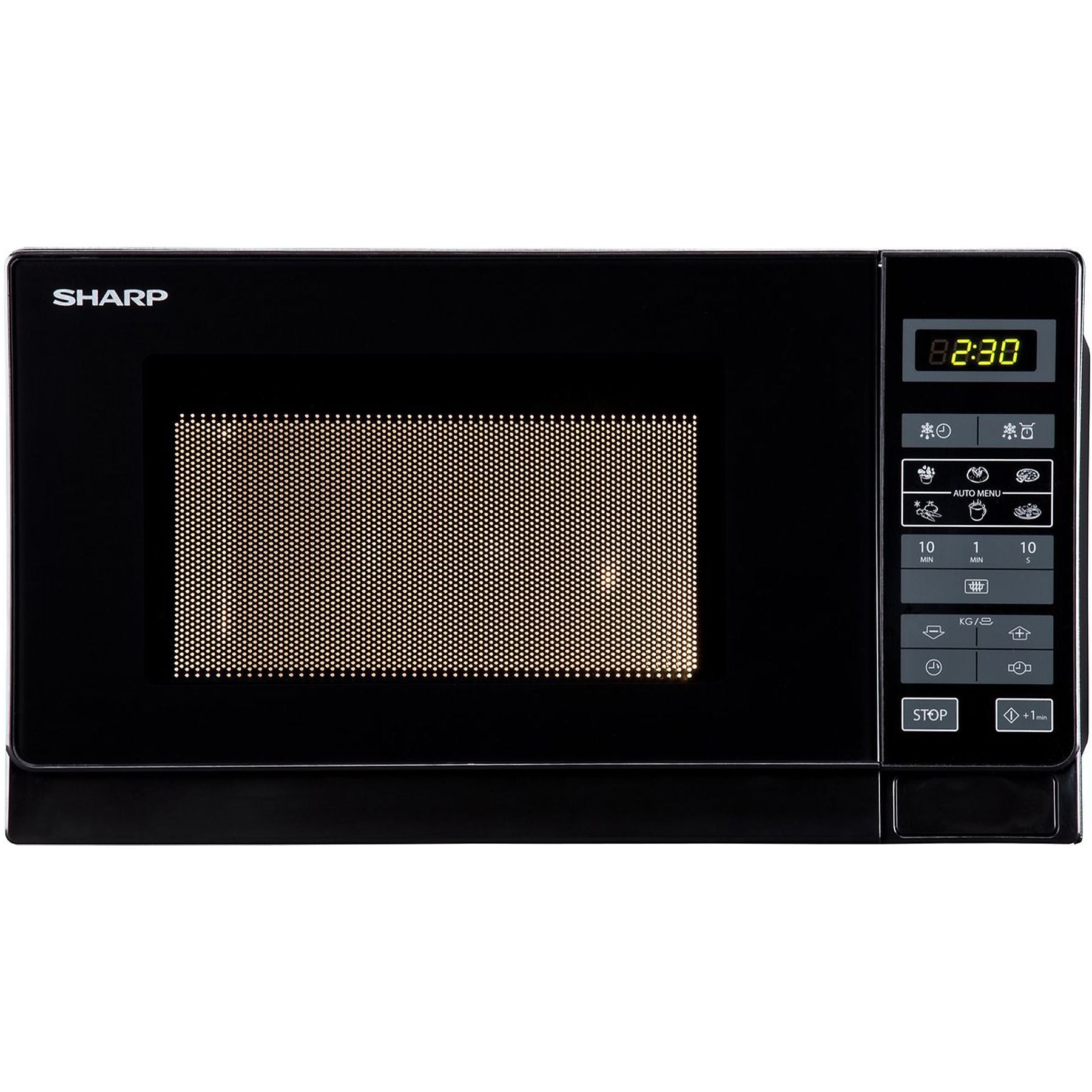 Forno microonde digitale Sharp R-242 BKW 20 litri 800W nero a libera installazione