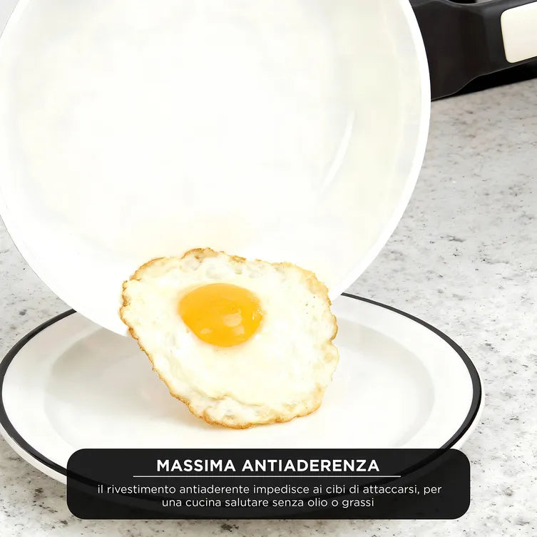 Batteria da Cucina CORREDO 2.0 Set 11 Pezzi Antiaderente in Alluminio Forgiato, Idea Regalo di Natale | Kasanova