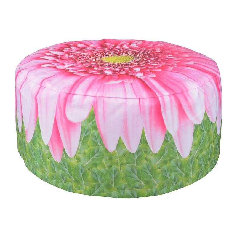 Pouf Gonfiabile XXL a Forma di Gerbera: Comfort Colorato per Arredo Giardino, Piscina e Terrazzo
