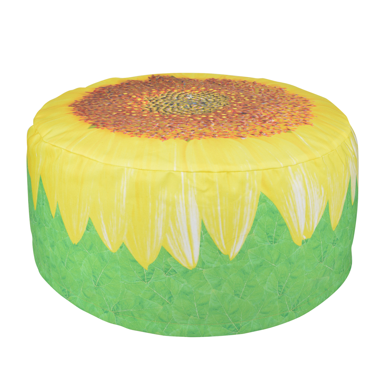 Pouf Girasole Gonfiabile XXL: Comfort Estivo e Design Allegro per Relax in Giardino e Piscina