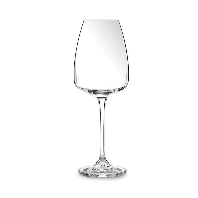 Set 6 Calici Bicchieri da Vino Bianco Ml 440 in Cristallo di Boemia BOH, Idea Regalo di Natale | Kasanova