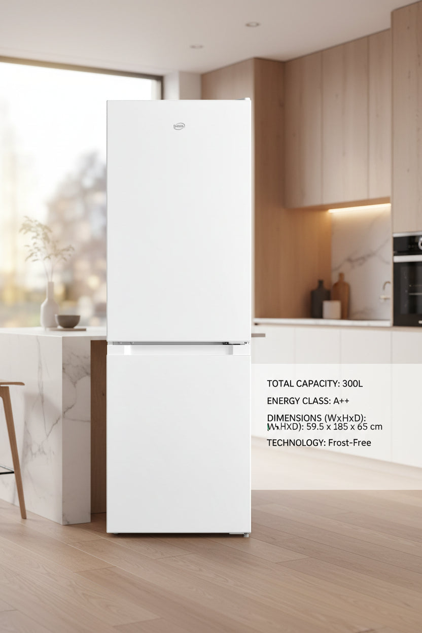 Frigorifero combinato compatto Low Frost 174 litri Classe E 47 cm DMCB174MWE Daya