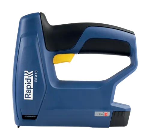 Pistola graffatrice a batteria Rapid BTX10 per graffette a filo sottile con 200 graffette incluse